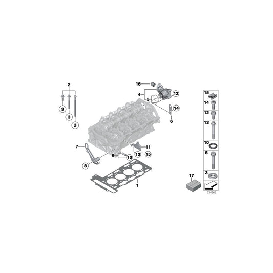 Genuine BMW 11157641014 F30 F31 F21 Heat Resistant Plate (Inc. 116i, 118i & 316i) | ML Performance UK Car Parts