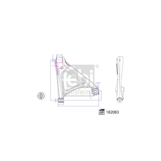 Febi Bilstein 182083 Suspension Arm