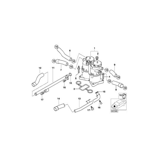 Genuine BMW 11157786783 E38 E65 Fillister Head With Washer (Inc. 740d) | ML Performance UK Car Parts