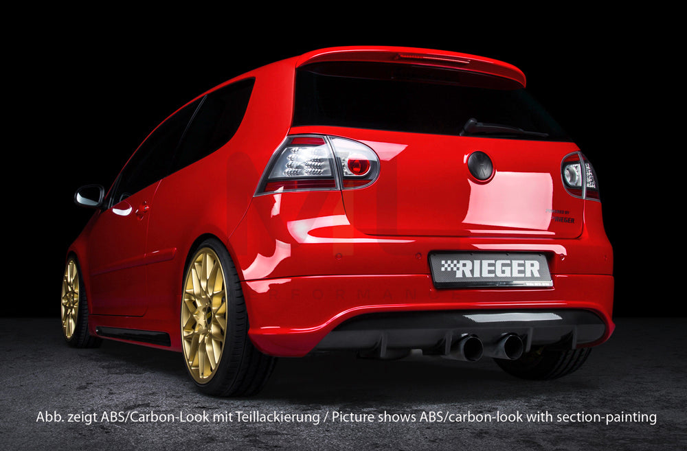 Rieger 00059411 VW Mk5 Golf Rear Diffuser 2 | ML Performance UK Car Parts