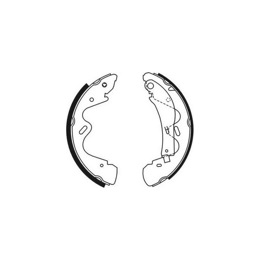 ABE C01054ABE Brake Shoe Set
