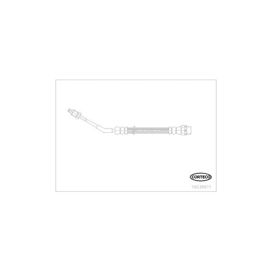 Corteco 19036611 Brake Hose For Bmw Z4 | ML Performance UK