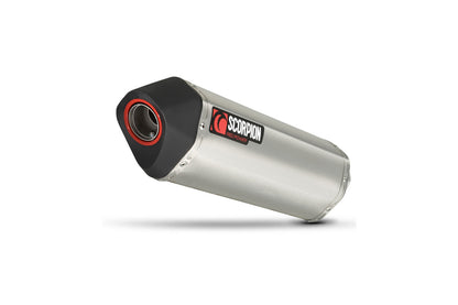 Scorpion RSI114SEO Suzuki DL650 V-Strom Serket Parallel Slip-On - Brushed Stainless Steel Sleeve | ML Performance UK UK