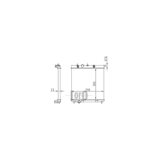 Abakus 0090170057 Engine Radiator | ML Performance UK