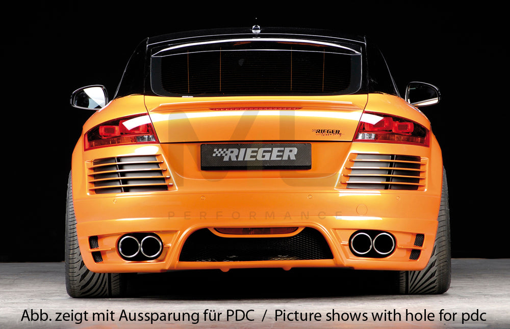 Rieger 00055157 Audi 8J TT Rear Bumper 7 | ML Performance UK Car Parts
