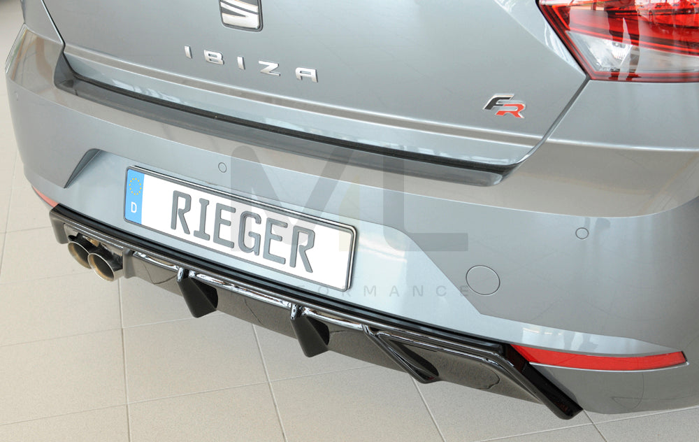 Rieger 00088168 SEAT KJ Rear Diffuser (Ibiza FR & Ibiza) 9 | ML Performance UK Car Parts