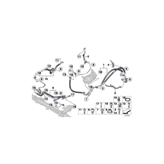 Genuine BMW 32416793594 F07 F06 F13 Expansion Hose Dynamic Drive 2Nd Part (Inc. 530dX, 535dX & 730dX) | ML Performance UK Car Parts