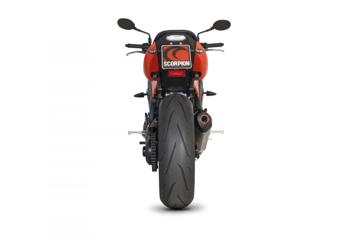 Scorpion RTR66SESEO Triumph Speed Triple 1050 Serket Taper Slip-On - Brushed Stainless Steel Sleeve | ML Performance UK UK