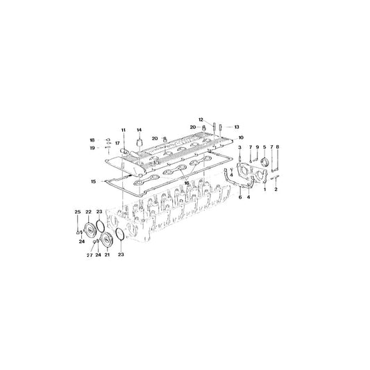 Genuine BMW 11121401533 E26 Gasket Asbestos Free (Inc. M1) | ML Performance UK Car Parts