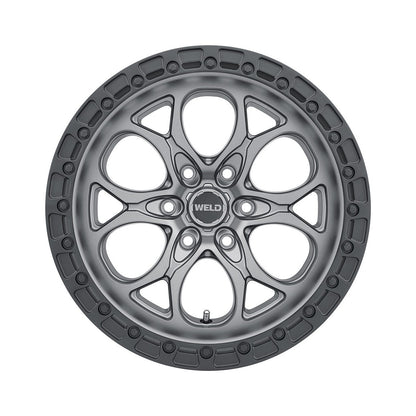 Weld W10702089475 Ledge 6 W107 Wheel 20x12 6x135 ET-44 BS4.75 Satin Gunmetal - Satin Black