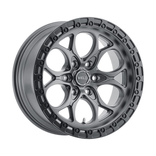 Weld W10702089475 Ledge 6 W107 Wheel 20x12 6x135 ET-44 BS4.75 Satin Gunmetal - Satin Black