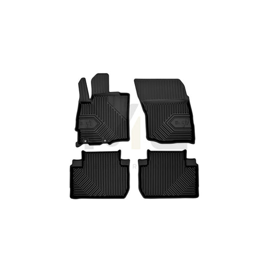 FROGUM Tailored 77408319 Floor mat set for MITSUBISHI Outlander III Off-Road (GG, GF) Elastomer, Front and Rear, Quantity: 4, Black | ML Performance Car Parts