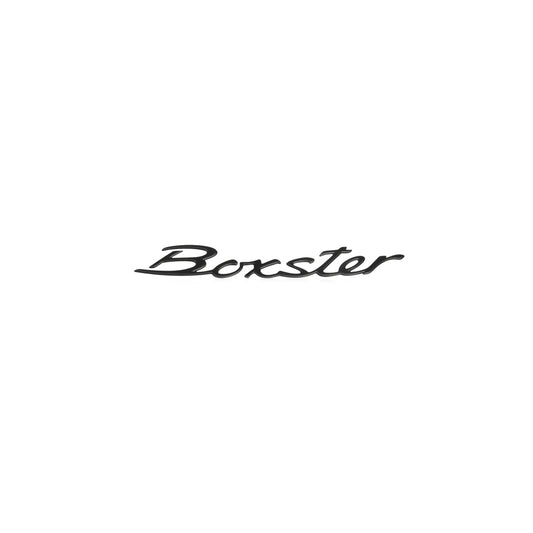 Genuine Porsche Boxster - Badge, Rally Black Porsche 986 / 987 | ML Performance UK Car Parts