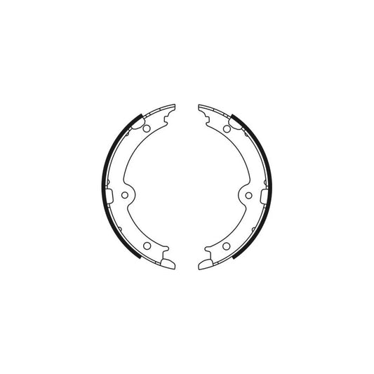 ABE C02087ABE Handbrake Shoes