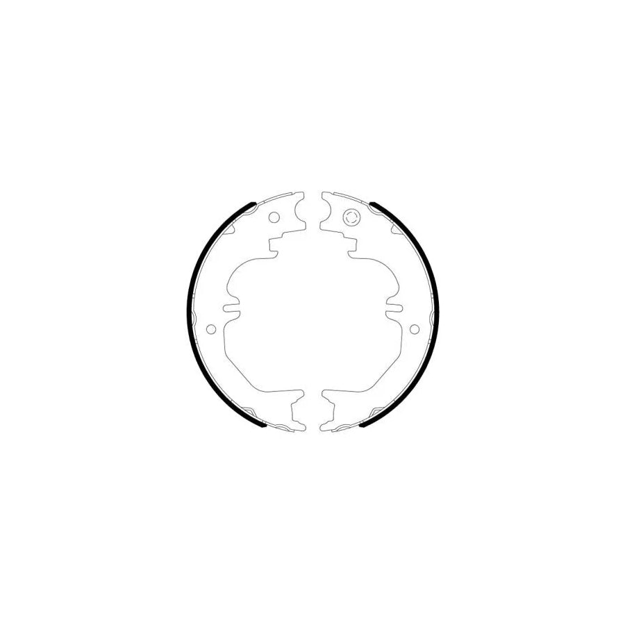 ABE C02086ABE Handbrake Shoes