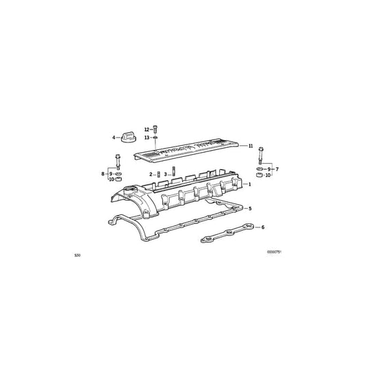 Genuine BMW 11121403473 E36 Collar Screw M6X27 (Inc. M3 & Z3 M) | ML Performance UK Car Parts