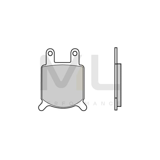 Brembo Carbon Ceramic, Road 07Gr0204 Brake Pad Set Front And Rear | ML Performance Car Parts