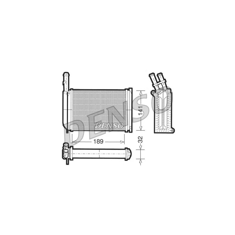 Denso DRR10001 Drr10001 Heater Matrix For Ford Fiesta Mk1 Hatchback (Gfbt) | ML Performance UK