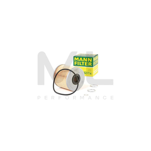 MANN-FILTER H 1032/1 x Oil Filter for AUDI A8 D2 (4D2, 4D8) with seal, Filter Insert | ML Performance Car Parts
