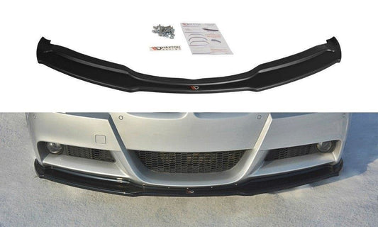 Maxton Design BM-3-90-MPACK-FD1T Front Splitter V.1 BMW Series 3 E90 M-Pack | ML Performance UK Car Parts