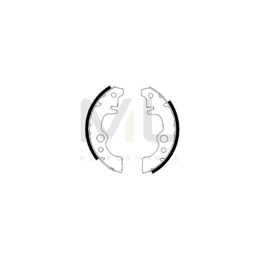 BOSCH 0 986 487 283 Brake Shoe Set | ML Performance Car Parts