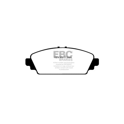 EBC DP21544 Honda Greenstuff Front Brake Pads - Akebono Caliper (Inc. Accord & Civic 7th Gen) 2 | ML Performance UK Car Parts