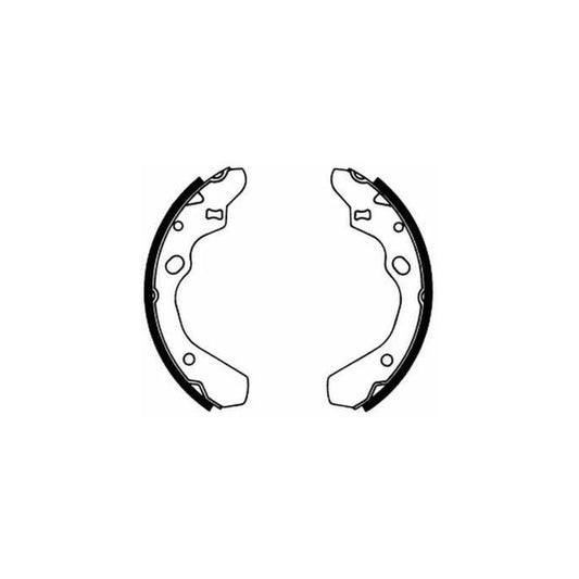 ABE C03014ABE Brake Shoe Set For Mazda 323