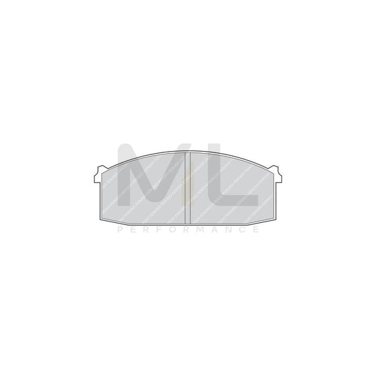 Ferodo Fsl222 Brake Pad Set Fuse+ Technology, Not Prepared For Wear Indicator | ML Performance Car Parts
