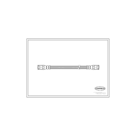 Corteco 19032153 Brake Hose For Iveco Daily | ML Performance UK