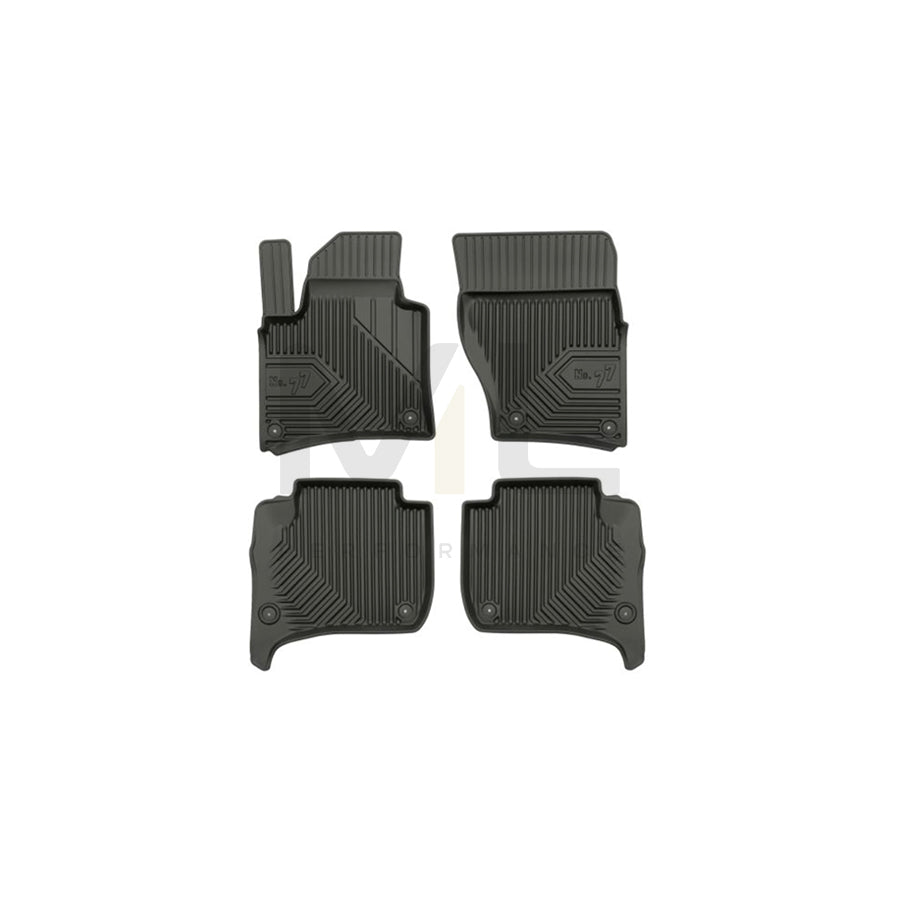 FROGUM Tailored 77408265 Floor mat set Elastomer, Front and Rear, Quantity: 4, Black | ML Performance Car Parts