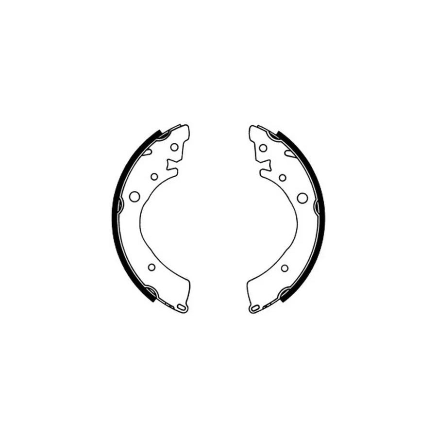 ABE C04010ABE Brake Shoe Set