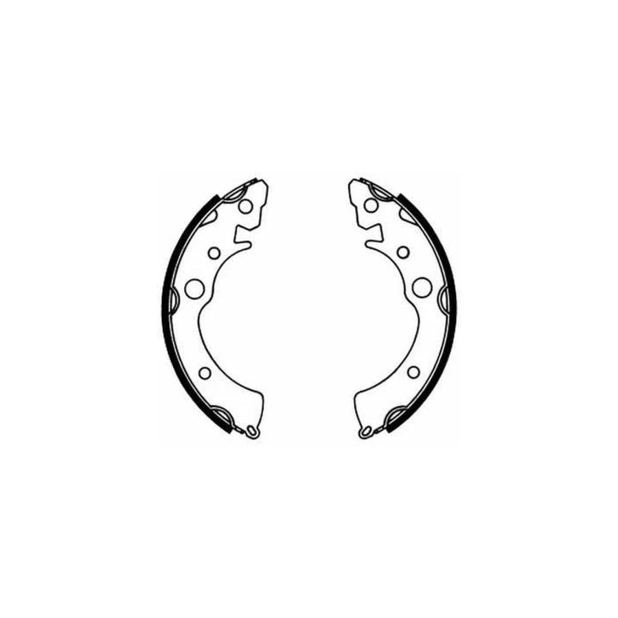 ABE C04003ABE Brake Shoe Set