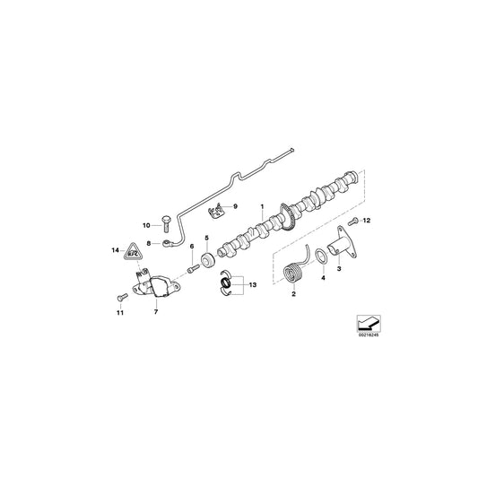 Genuine BMW 11377578543 E85 E93 E91 Eccentric Shaft (Inc. 316ti, 520i & X1 18i) | ML Performance UK Car Parts