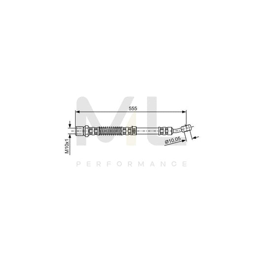 BOSCH 1 987 481 144 Brake Hose for DAEWOO Leganza 555mm | ML Performance Car Parts