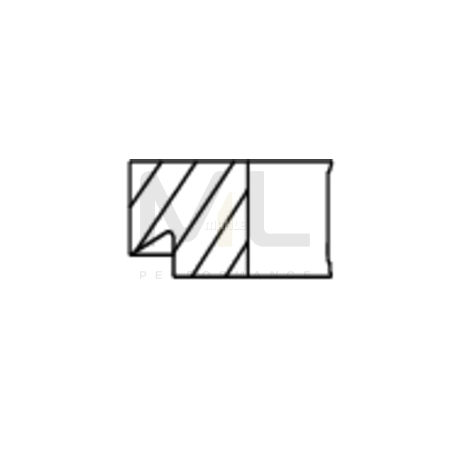 MAHLE ORIGINAL 037 48 N2 Piston Ring Kit Cyl.Bore: 89,67mm | ML Performance Car Parts