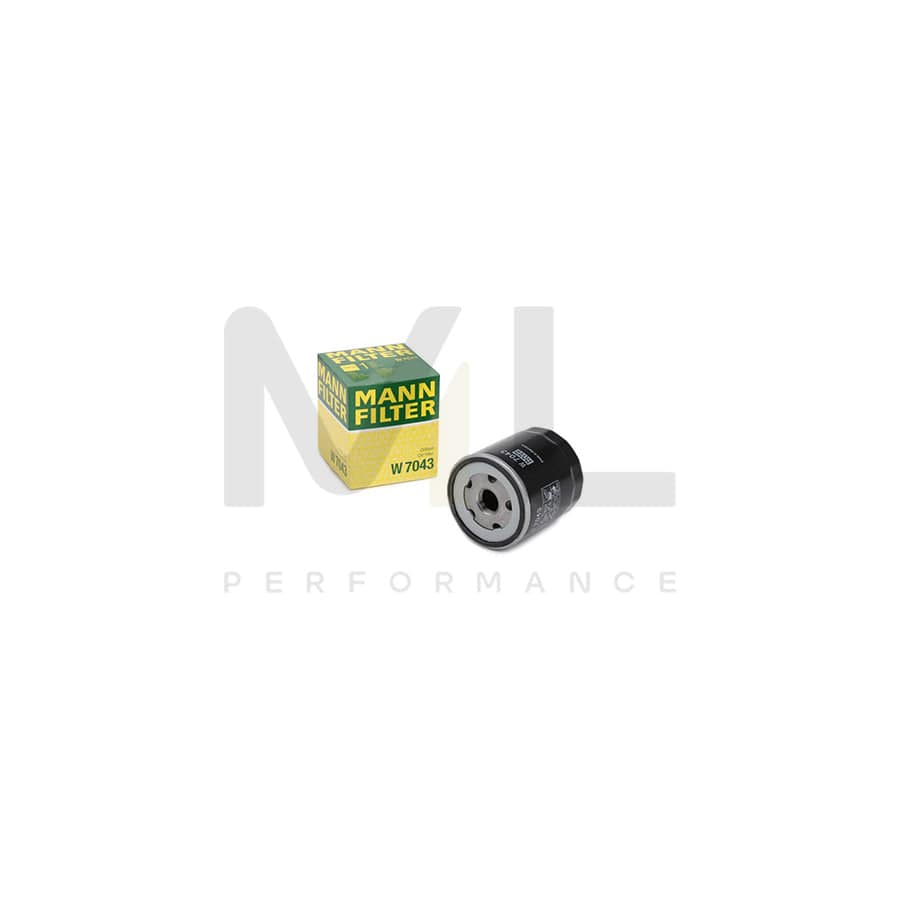 MANN-FILTER W 7043 Oil Filter Spin-on Filter | ML Performance Car Parts