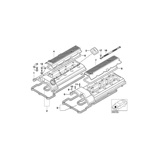Genuine BMW 11121406175 E39 E52 Collar Screw (Inc. M5 & Z8) | ML Performance UK Car Parts