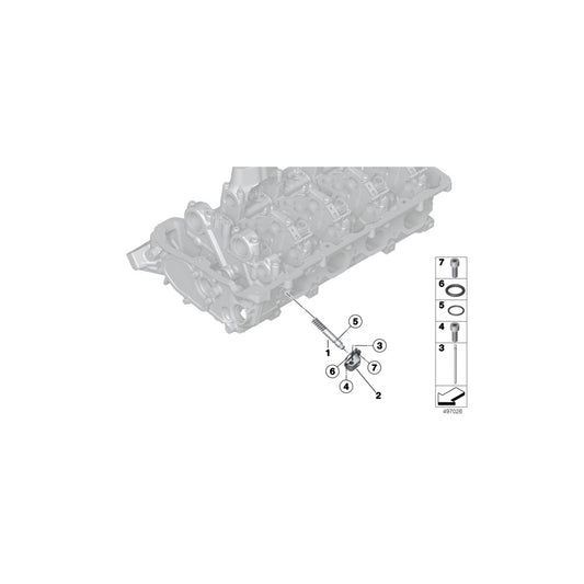 Genuine BMW 11378416359 Dowel Pin 3M6X20 (Inc. M6 GT3) | ML Performance UK Car Parts