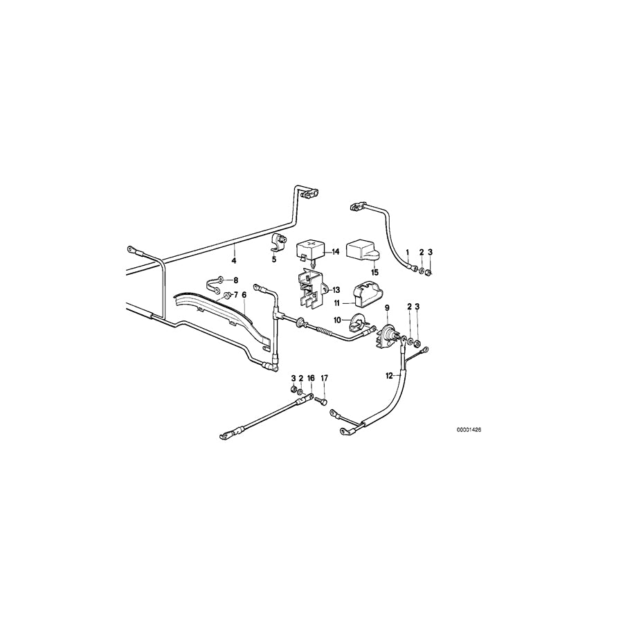 Genuine BMW 12421714303 E32 Base B+ (Inc. 750iL, 750iLS & 750i) | ML Performance UK Car Parts