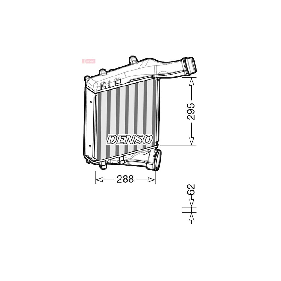 Denso DIT28019 Dit28019 Intercooler For Porsche Cayenne (92A) | ML Performance UK