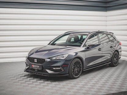 Maxton Design Seat Leon Fr MK4 (2020-) Front Splitter V1