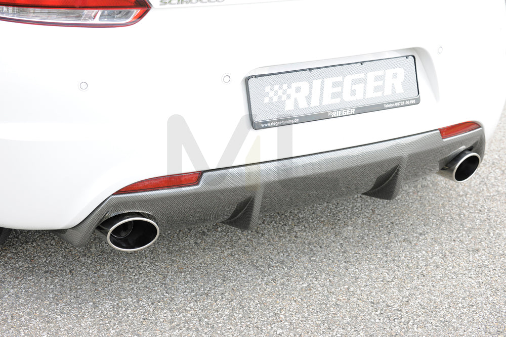 Rieger 00099254 VW 13 Mk3 Scirocco Rear Diffuser 3 | ML Performance UK Car Parts