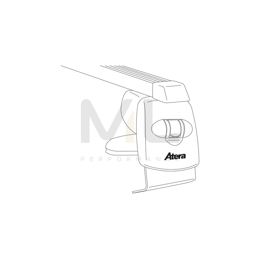 ATERA SIGNO 044338 Roof bars for OPEL Astra K Sports Tourer (B16) for rain gutters, 122 cm, 100 kg, Steel | ML Performance Car Parts
