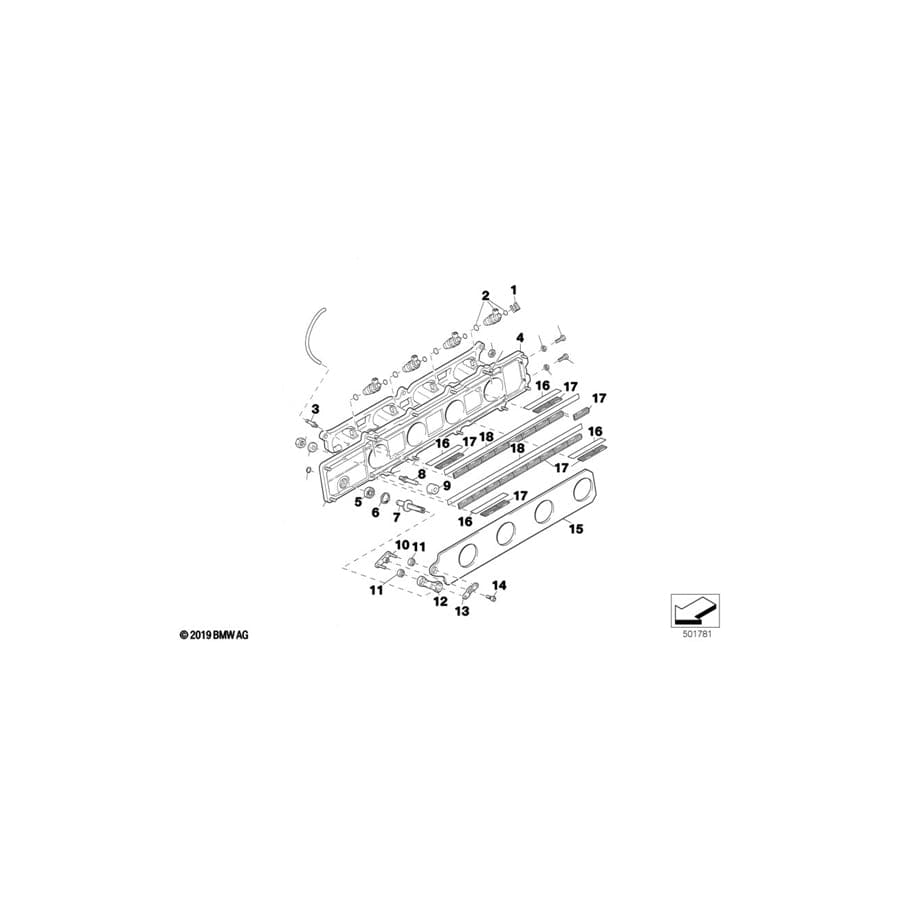Genuine BMW 11612200889 Needle Cage (Inc. E36 320i) | ML Performance UK Car Parts