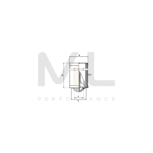 MANN-FILTER 49 000 55 221 Filter, compressed air system  | ML Performance Car Parts