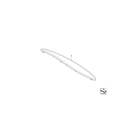 Genuine BMW 51437218857 E92 E93 Armrest, Upper Section, Rear Left GRAU (Inc. 330i, 330xi & 323i) | ML Performance UK Car Parts