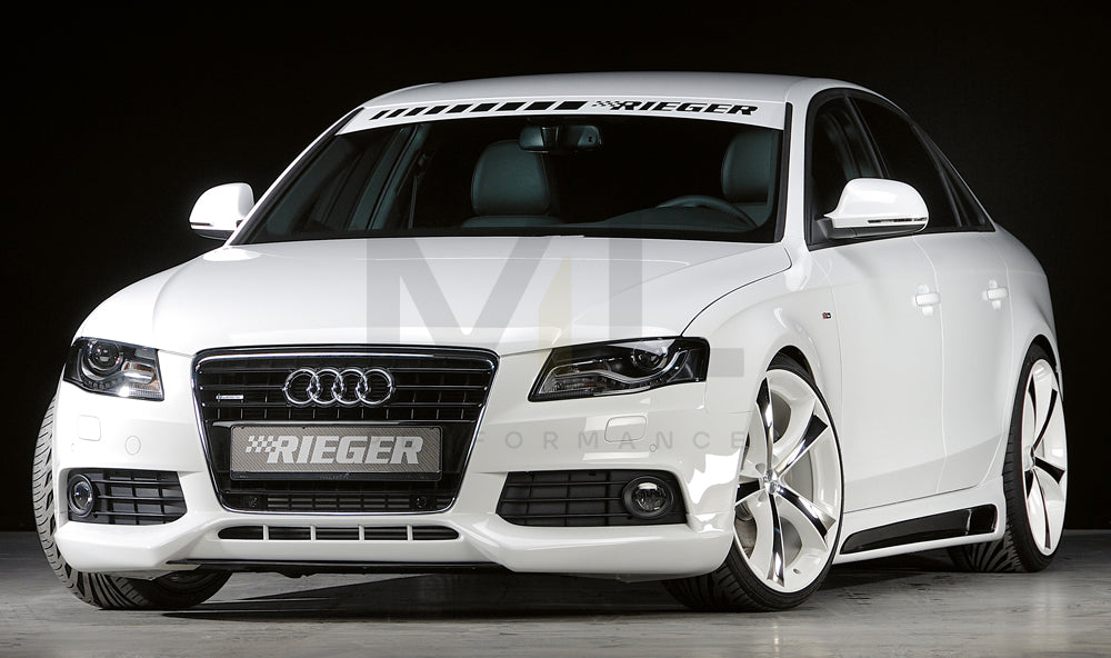 Rieger 00055501 Audi B8 B81 A4 Front Splitter 2 | ML Performance UK Car Parts