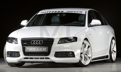 Rieger 00055501 Audi B8 B81 A4 Front Splitter 2 | ML Performance UK Car Parts