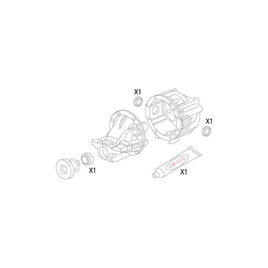 Corteco 19536215 Gasket Set, Differential For Honda S2000 (Ap) | ML Performance UK