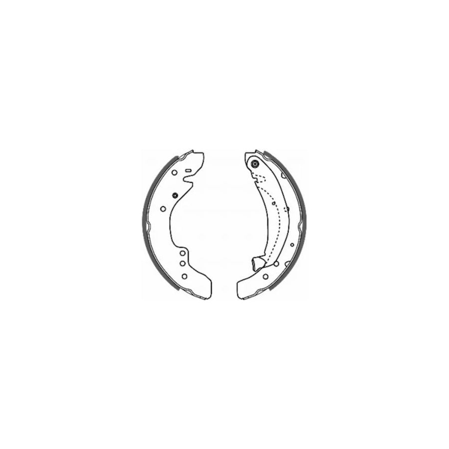 ABE C0C010ABE Brake Shoe Set